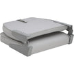 Attwood SwivlEze Low Back Padded Flip Seat  Grey 98395GY