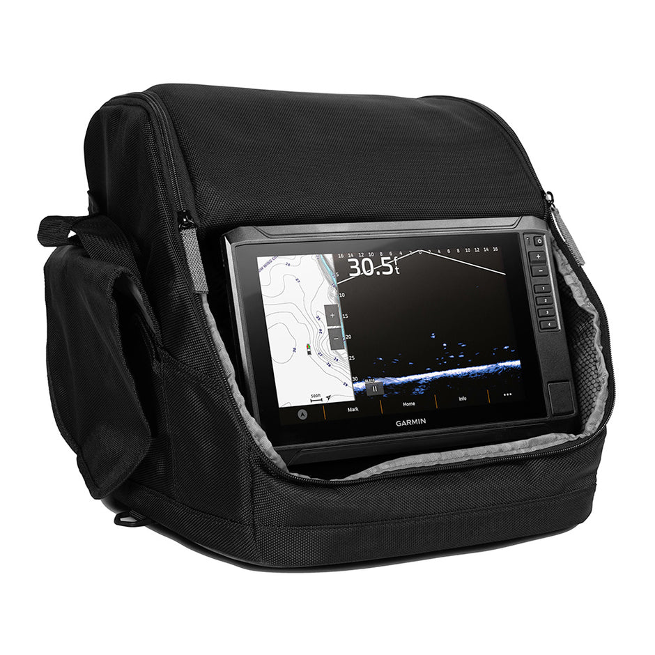 Garmin ECHOMAP UHD2 93SV LiveScope Plus Ice Fishing Bundle LI wECHOMAP UHD2 93sv LiveScope Plus System  Lithiumion