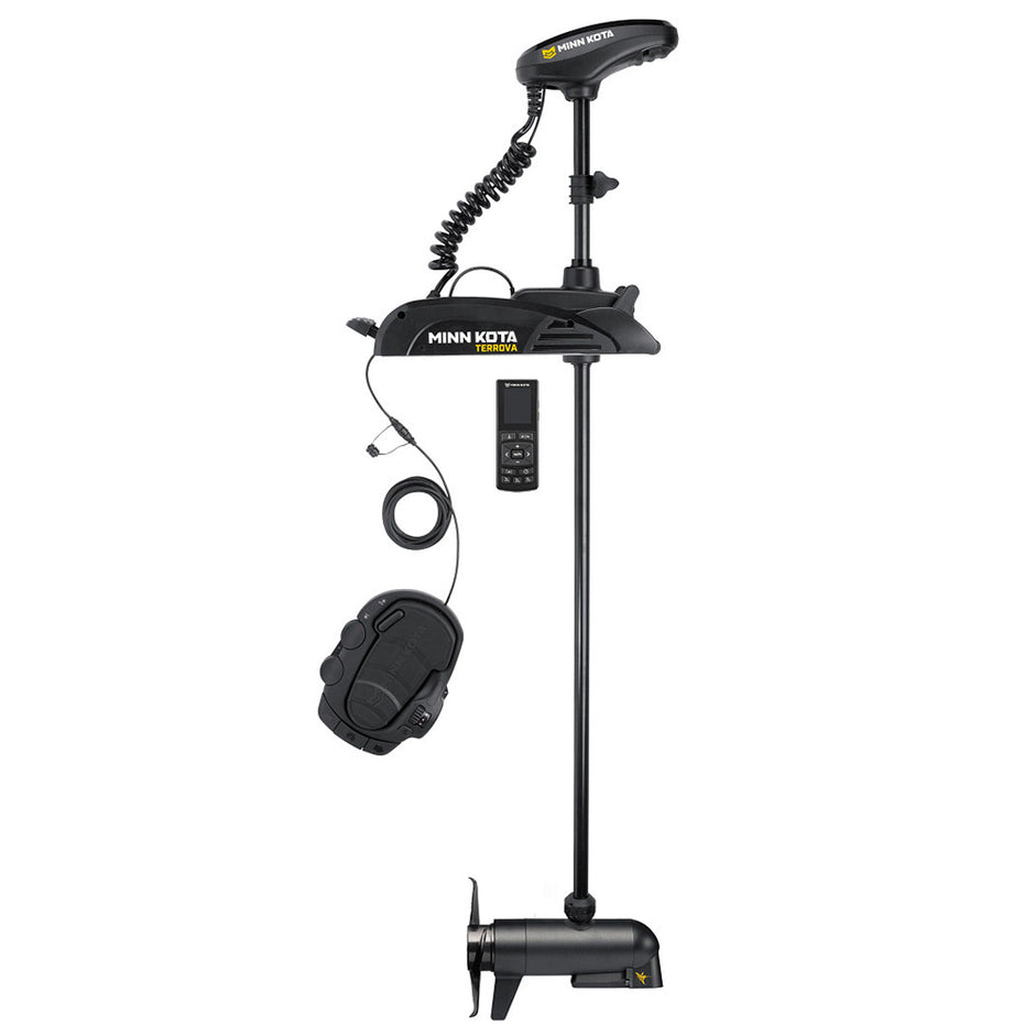 Minn Kota Terrova 112 Trolling Motor wWireless Remote  MEGA Down Imaging  36V  112LB  72 1358316