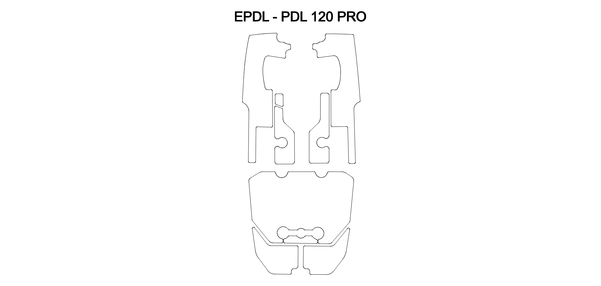 Custom EVA Foam Deck Kit Old Town PDL/ePDL 120 PRO