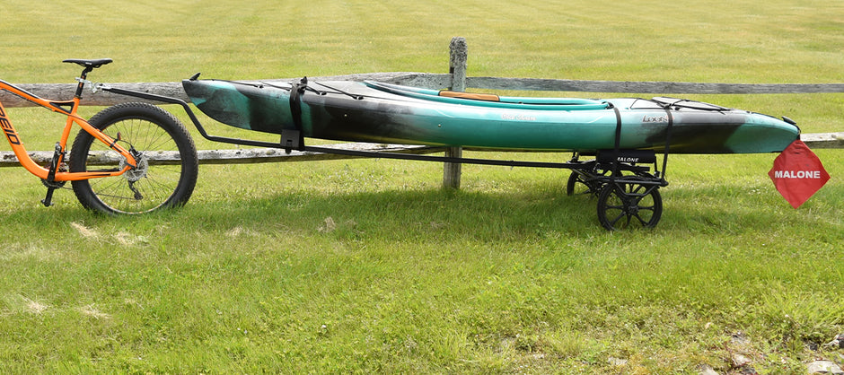 Malone Forge™ Bunk Style Canoe/Kayak Cart with Bike Tow Bar