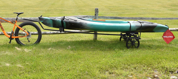 Malone Forge™ Bunk Style Canoe/Kayak Cart with Bike Tow Bar