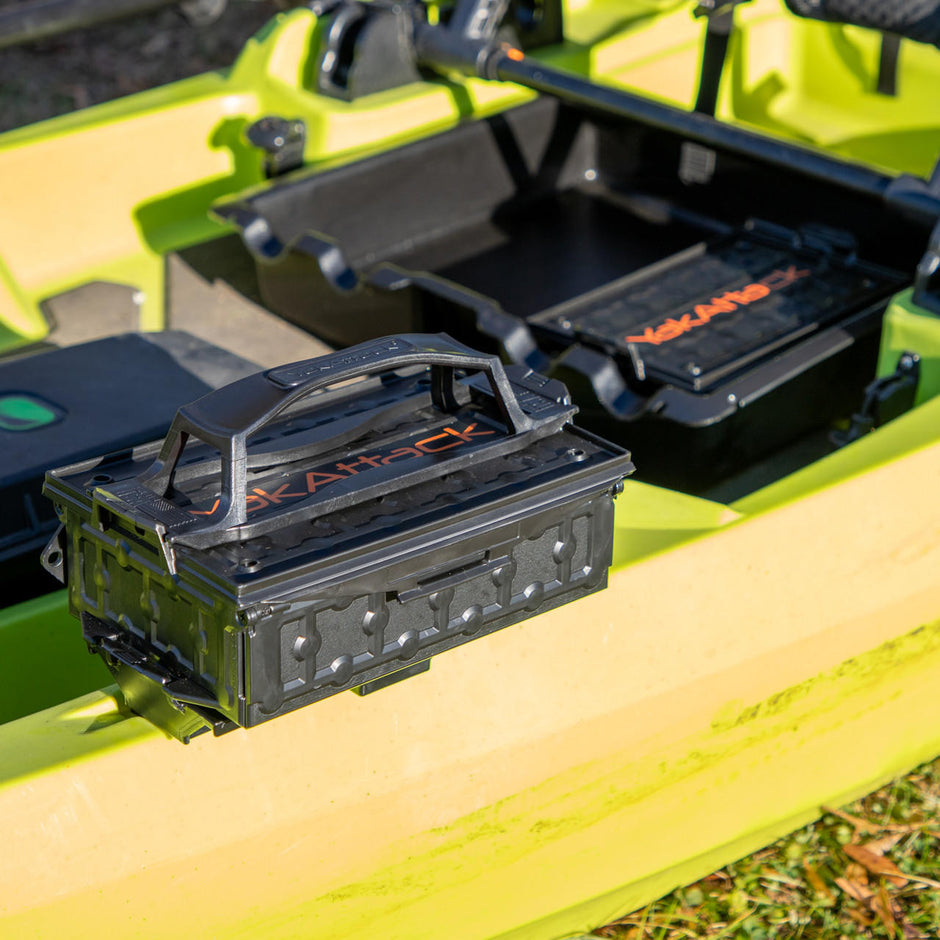 YakAttack Fully Loaded TracPack Combo Kit, Two Boxes, Track Mount, Handle, Two Trays