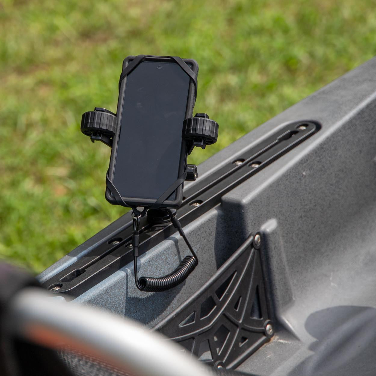 Yakattack Rotogrip Phone Holder with 1 Screwball Track Mount (CMS-1008) | Kayak fishing Accessories