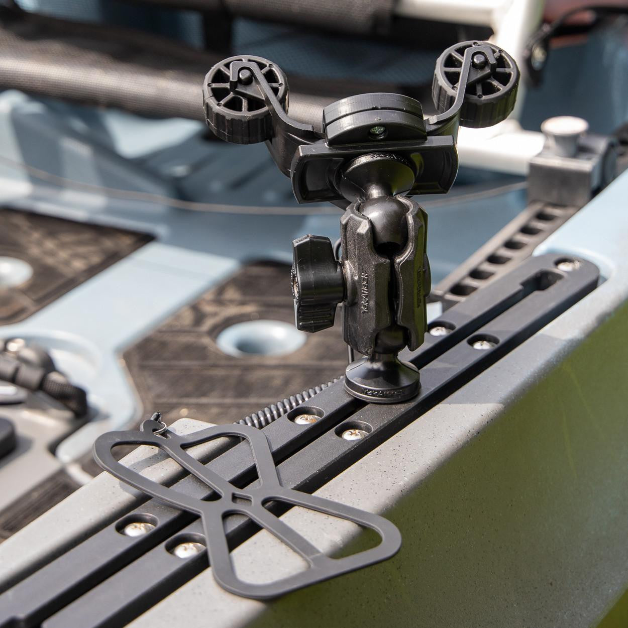 Yakattack Rotogrip Phone Holder with 1 Screwball Track Mount (CMS-1008) | Kayak fishing Accessories