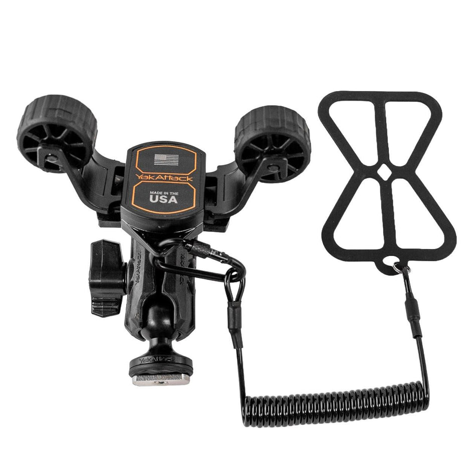 Yakattack Rotogrip Phone Holder with 1 Screwball Track Mount (CMS-1008) | Kayak fishing Accessories