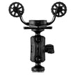 Yakattack Rotogrip Phone Holder with 1 Screwball Track Mount (CMS-1008) | Kayak fishing Accessories