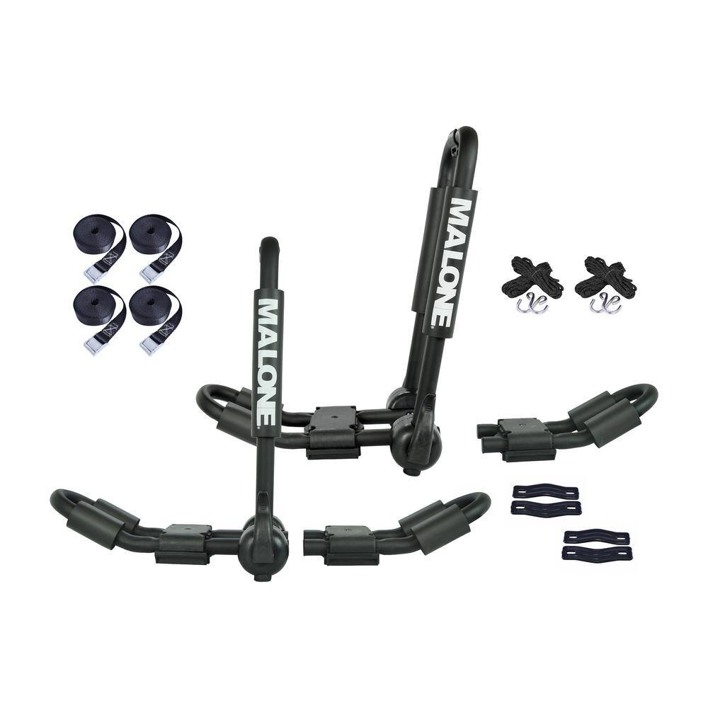 Malone Auto Racks 14.5 lb. Cushioned Folding Rack Black  5 Packs
