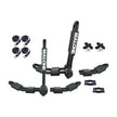 Malone Auto Racks 14.5 lb. Cushioned Folding Rack Black  5 Packs